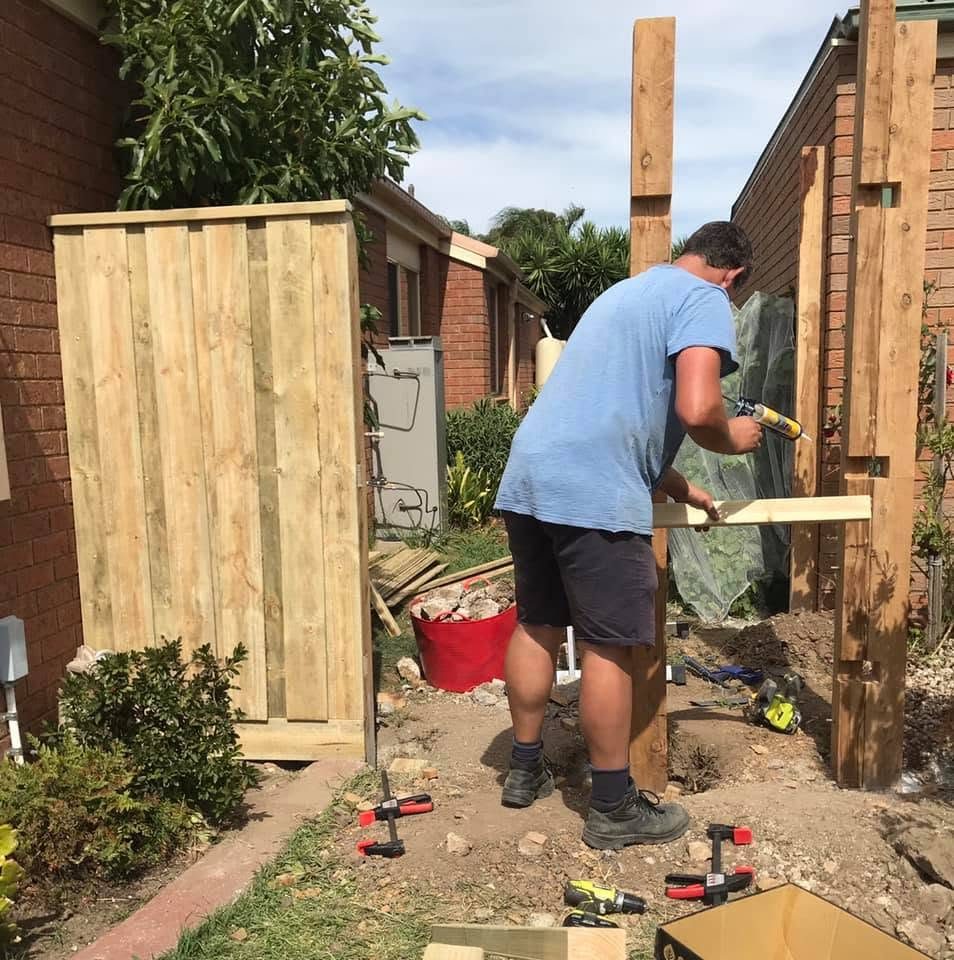 Steadfast Locksmithing working on a gate installation